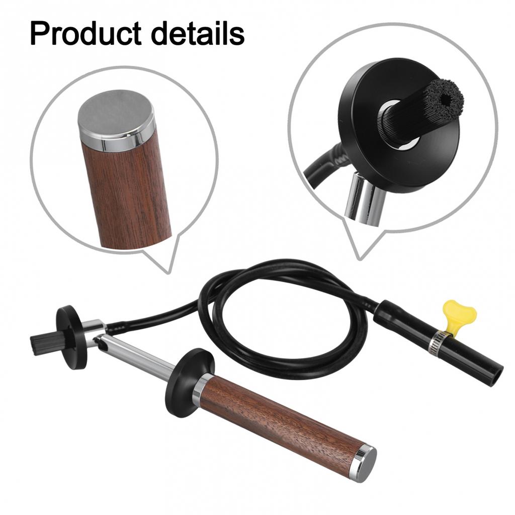 Nylon Brush Head Coffee Machine Brush Espresso Cleaning Brush