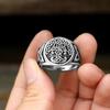 Viking Celtic Tree of Life Ring Men's Retro Hand Jewelry