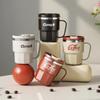 400ml Stainless Steel Insulated Cup  Cola  High Beauty Water Bottles Coffee Cup Portable Dual Drink Office Cup