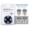 4PCS 3D Aluminum Alloy Car Wheel Tire Valve Air Stem Caps Dust Covers For Volkswagen Touran Golf VW Passat Polo Bora Altea