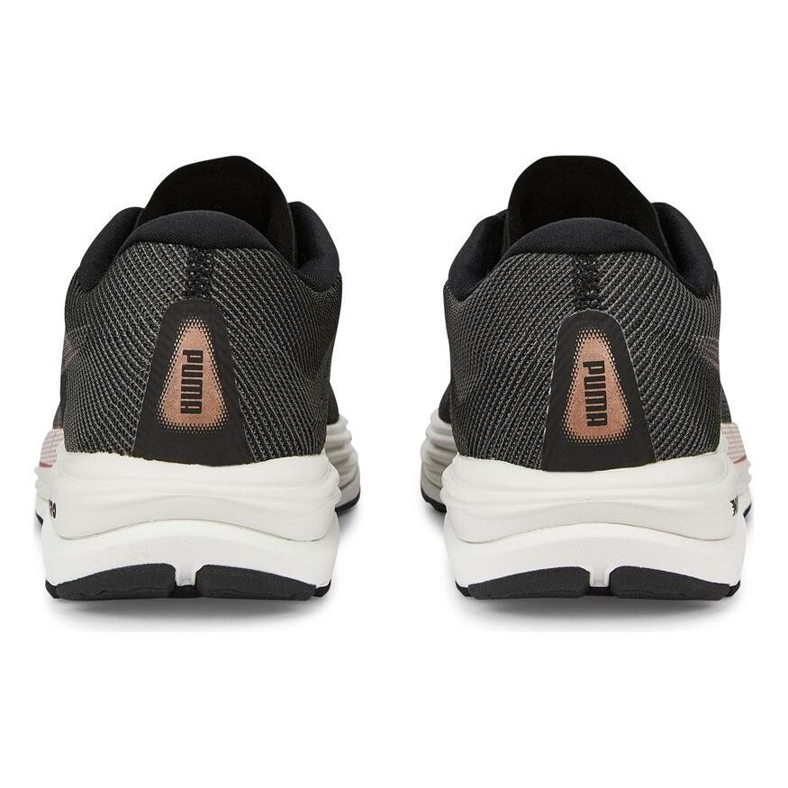 Puma Velocity Nitro 2 Black Rose Gold Women Sneakers 376262-09