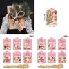 Christmas Vintage Paper Gift Tag Set With 60pcs For Holiday Party Decor