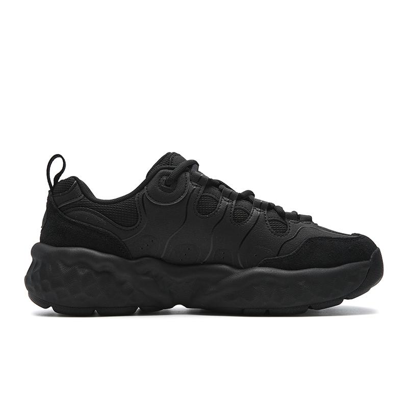 New FILA MUFFIN Wear resistant And Lightweight Low top Casual Shoes Men's Black F12M541106FBK