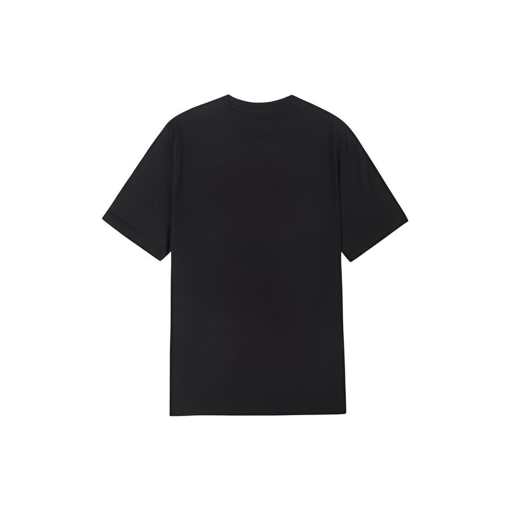 Calvin Klein Logo Print Loose Fit Crew Neck T-Shirt Men T-Shirts Black J218885-BEH005