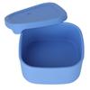 Customizable Silicone Lunch Box with Multiple Capacities, Microwave & Fridge Safe, Perfect for Office Workers & Students
