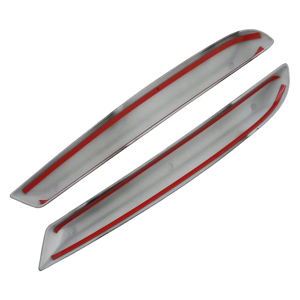 Suitable For MG4 EV2022-2024 Car Front Foglight Cover Trim Foglight Bezel Bumper Sticker Accessories ABS Carbon Fiber 2x