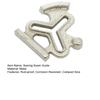 Sewing Seam Guide Rust-proof Improve Efficiency Reusable Sewing Machine Seam Guide Three Corner Gauge Sewing Tools