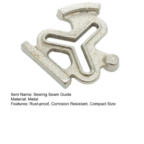 Sewing Seam Guide Rust-proof Improve Efficiency Reusable Sewing Machine Seam Guide Three Corner Gauge Sewing Tools