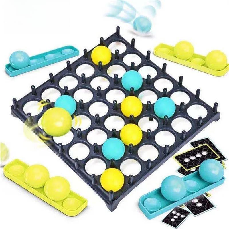 NEW Bounce Off Game Jumping Ball Board Games for Kids Table Game Family and Party Desktop Bouncing Toy Bounce Gift