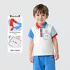 PawinPaw Baby Boys' Color-Block Polo T-Shirt