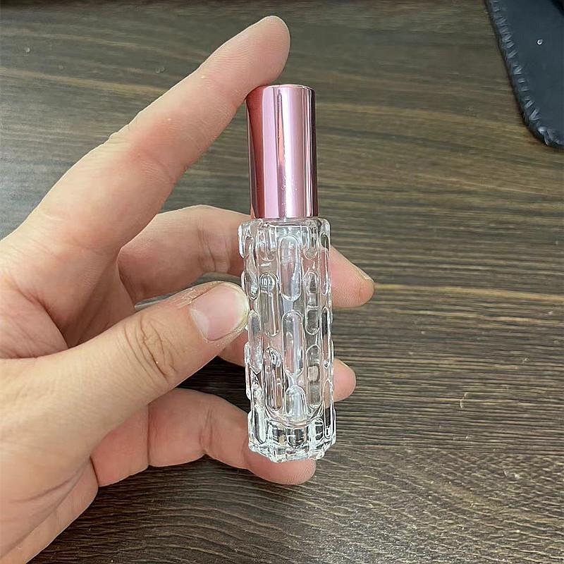 Bitter Gourd 10ml High-End Glass Perfume Spray Bottle - Portable Travel Dispenser.