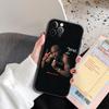 Hiphop Rap Singer 2Pac Tupac Shakur Phone Case for iPhone 17 16 14 15 Pro Plus 11 13 17 Pro 17Air 16 e Case Black Soft Cover