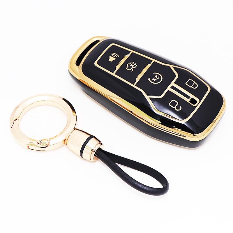 Car Styling Key Shell Fob Protector For Ford Fusion Mondeo Mustang F-150 Explorer Edge Auto Key Cover Case
