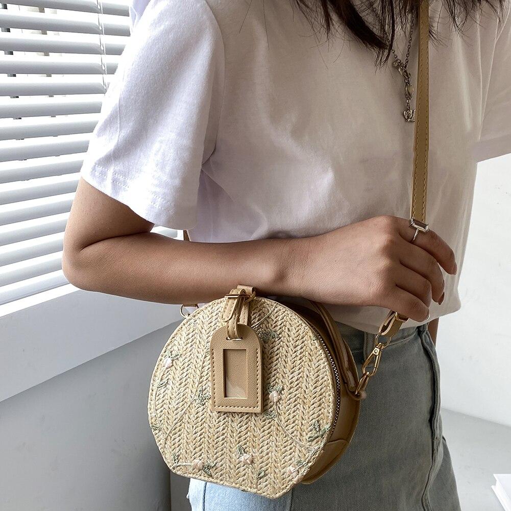 Buy Ladies Summer Messenger Bag Ladies Hand Woven Mini Shoulder