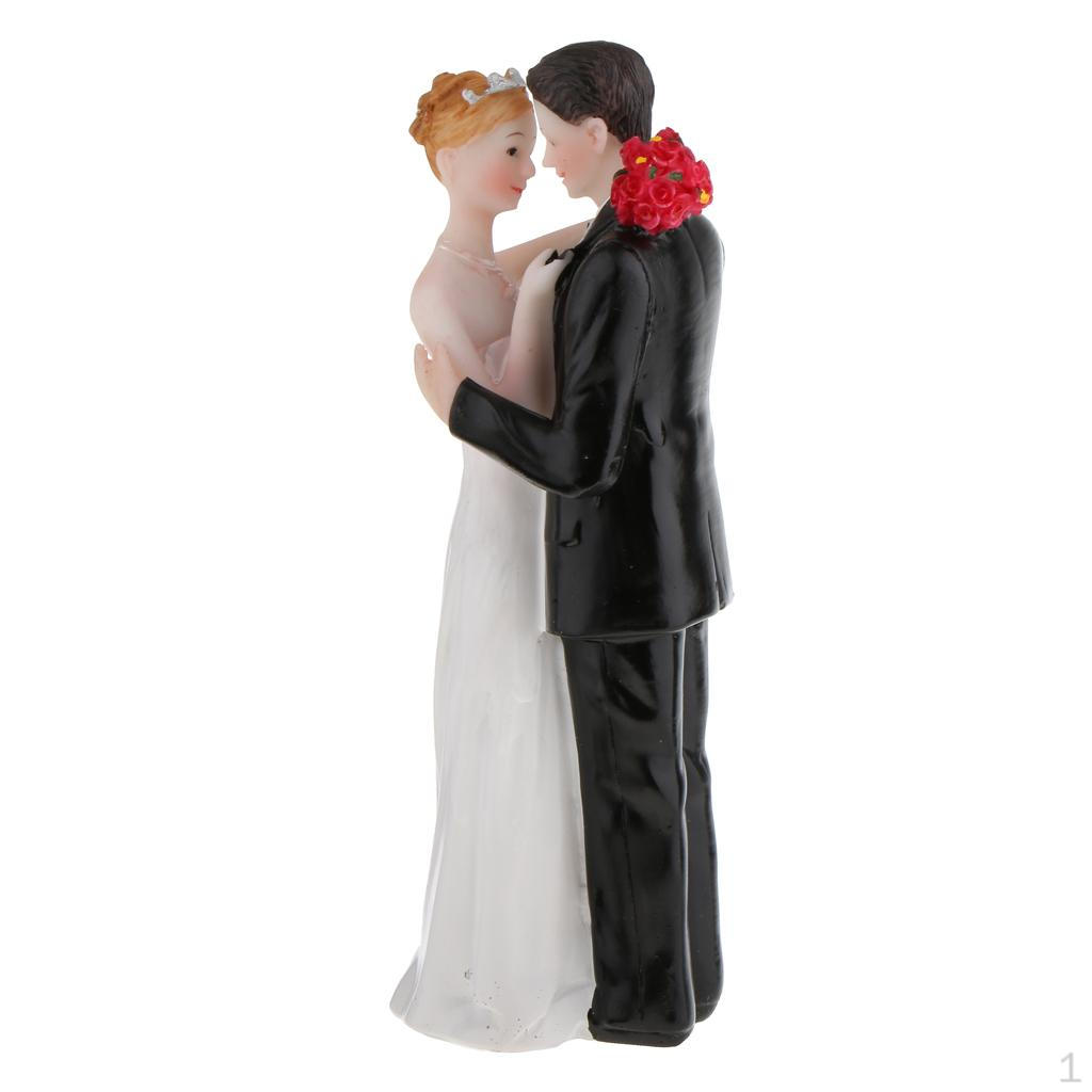 Romantische Hochzeit Harz Bräutigam Braut Paar Figur Tischdekoration