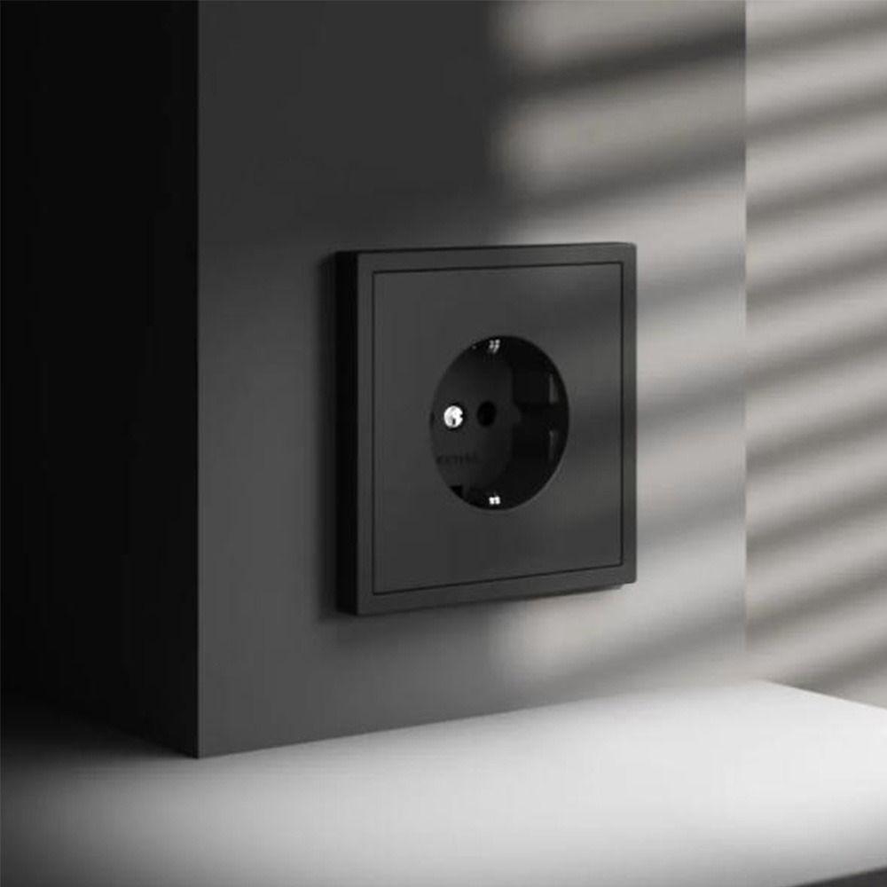 Single Socket Wall Power Socket Plastic Frame Electrical Outlets Germany Russia