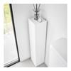 Toilet Rack, Toilet Paper Storage, Slim Tower with Casters, White, Rotating, Yamazaki Business Toilet, Smartphone, Accessories, Hide Storage,
