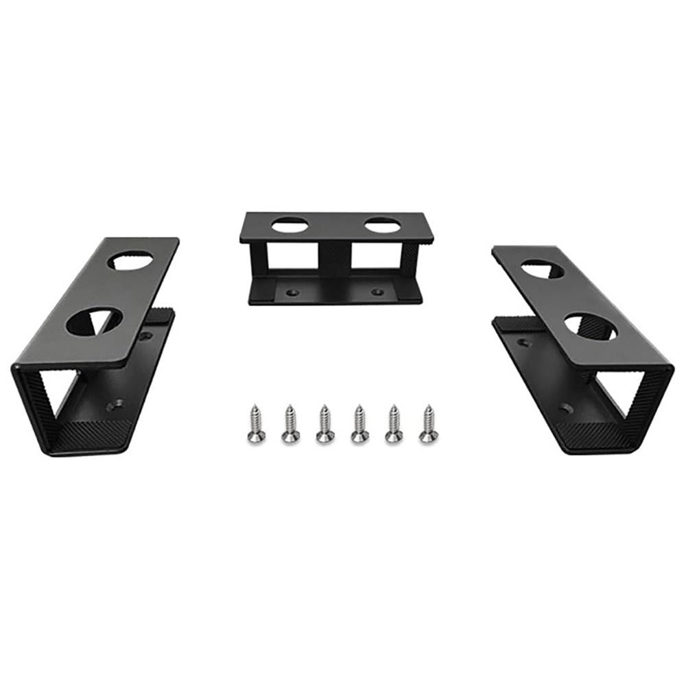 

Multi-functional Metal Under Desk Mount Anti-Scratch Organizer Under Desk Shelf Storage Bracket Laptop Under Desk Home чорний