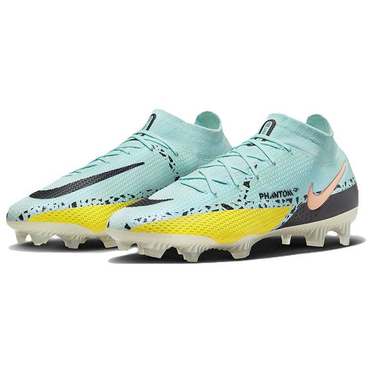 Nike Phantom GT2 DF Elite FG Lucent Pack Men Sneakers Blue Glacier-Ice Yellow-Strike CZ9889-407