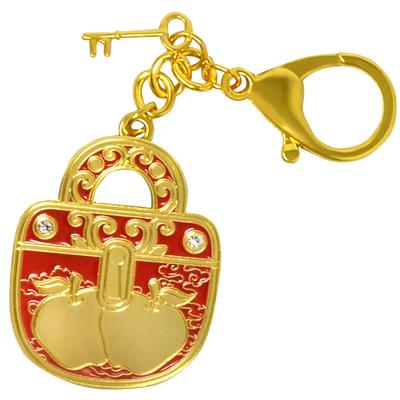 Isui Keychain, Apple Design, Charm, Peace, Happiness, Feng Shui Goods