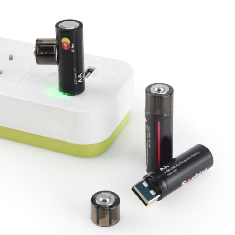 MultiDevice Compatible Rechargeable Lithium AA Battery With USB Port For Seamlessly Charging Environmental Benefits