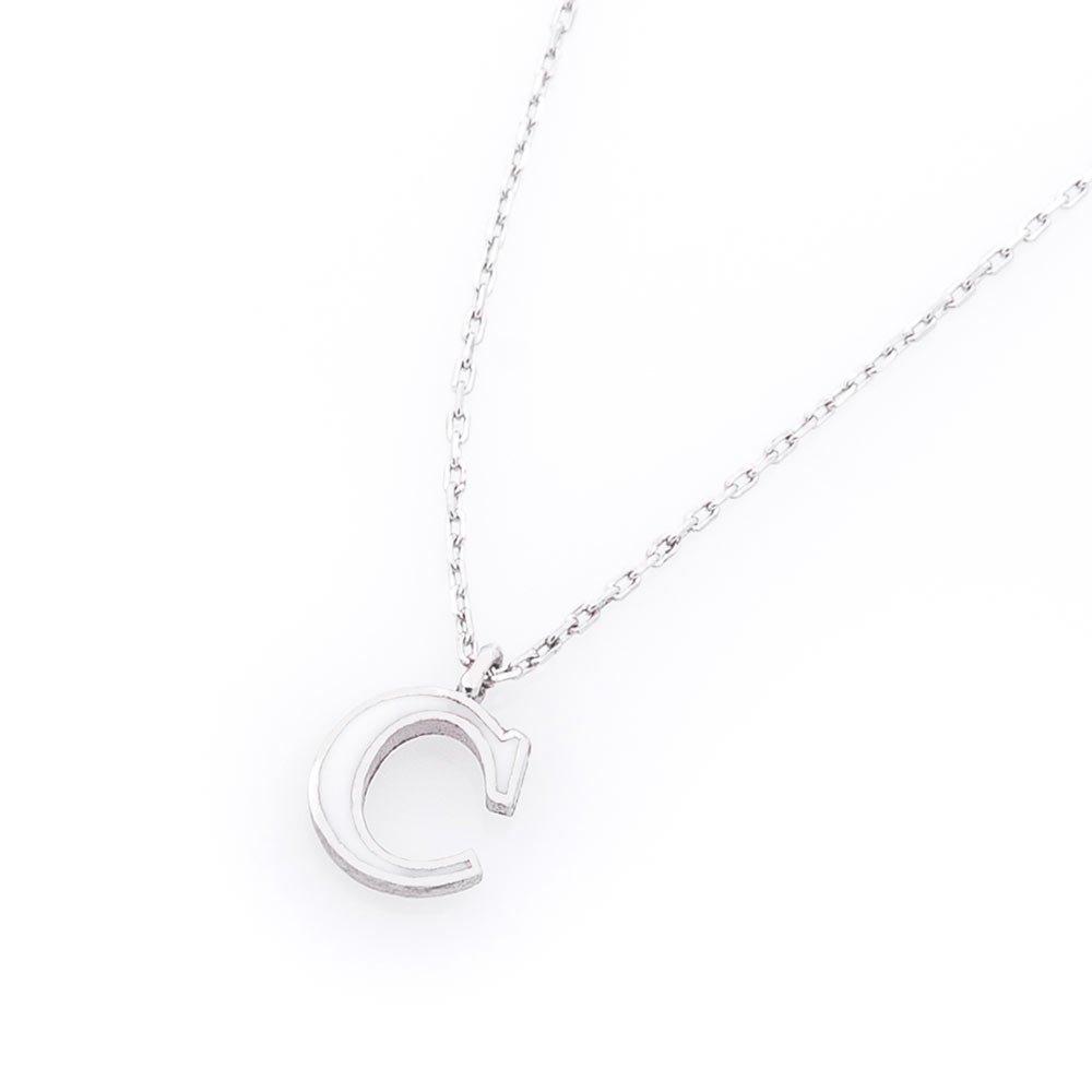 

Срібне кольє з літерою 40 срібний