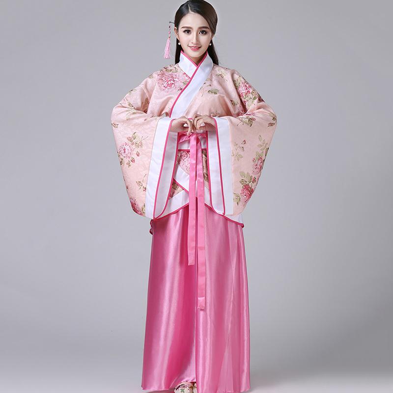 Chinese Ancient Traditional Costume Woman Tang Dynasty Dress Fairy Cosplay Hanfu