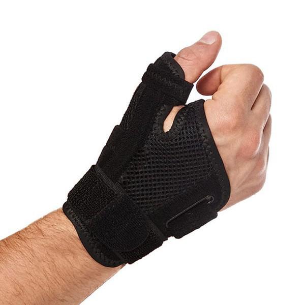 

Breathable Thumb & Wrist Brace: Anti-Sprain Finger Guard & Tendon Support One Size (Universal Fit)