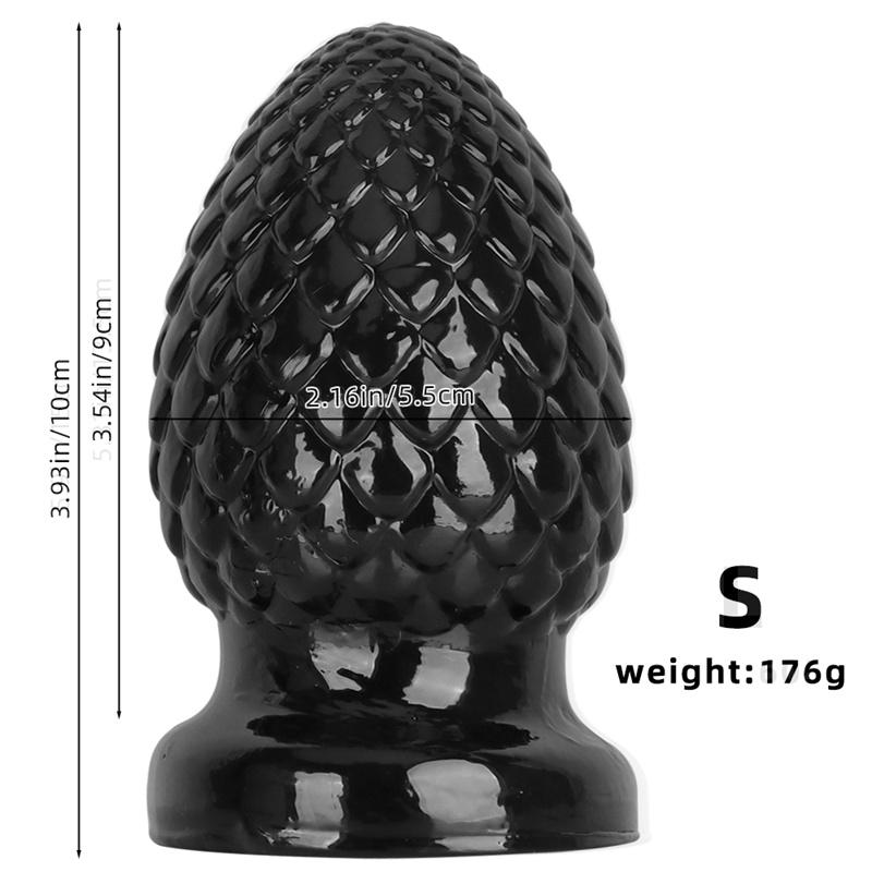 Oversized Black Anal Plug Rear Anal Expansion Anal Opening Female Masturbator Erotic Products