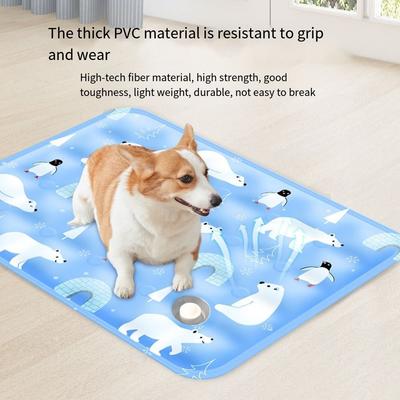 Summer Blanket Cool Pet Cooling Mat Ice Gel Self Added Water Dog Cold Bed Mat Moisture-proof Durable Pet Ice Cushion Animal