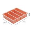 Silicone Ice Mold with Lid Food Sauce Storage New Food Freezing Molds