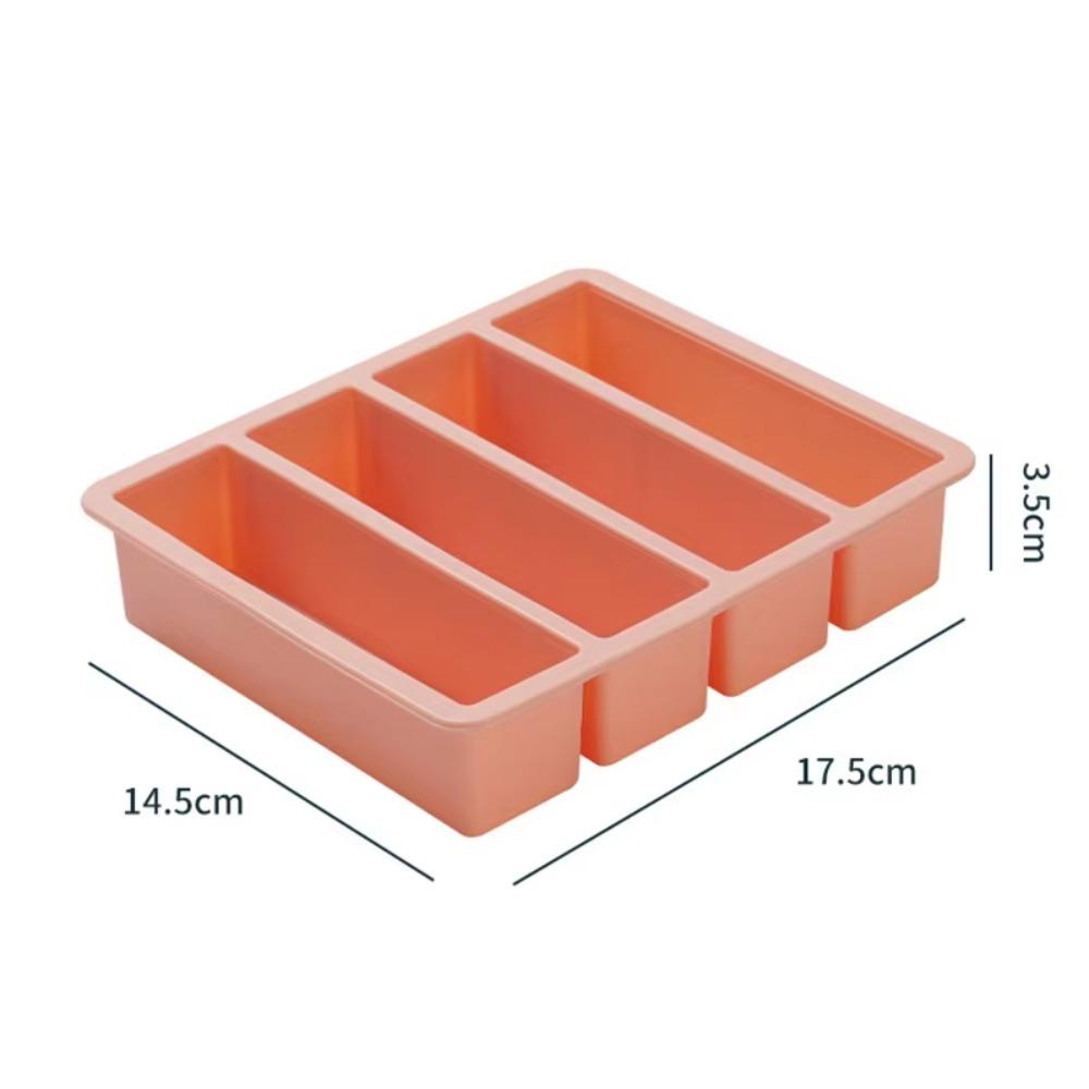 Silicone Ice Mold with Lid Food Sauce Storage New Food Freezing Molds
