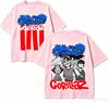 Gorillaz Gift T-shirt Men Women Harajuku Oversized Unisex Short Sleeve Streetwear High Quality Couples Hot Product Comfortable