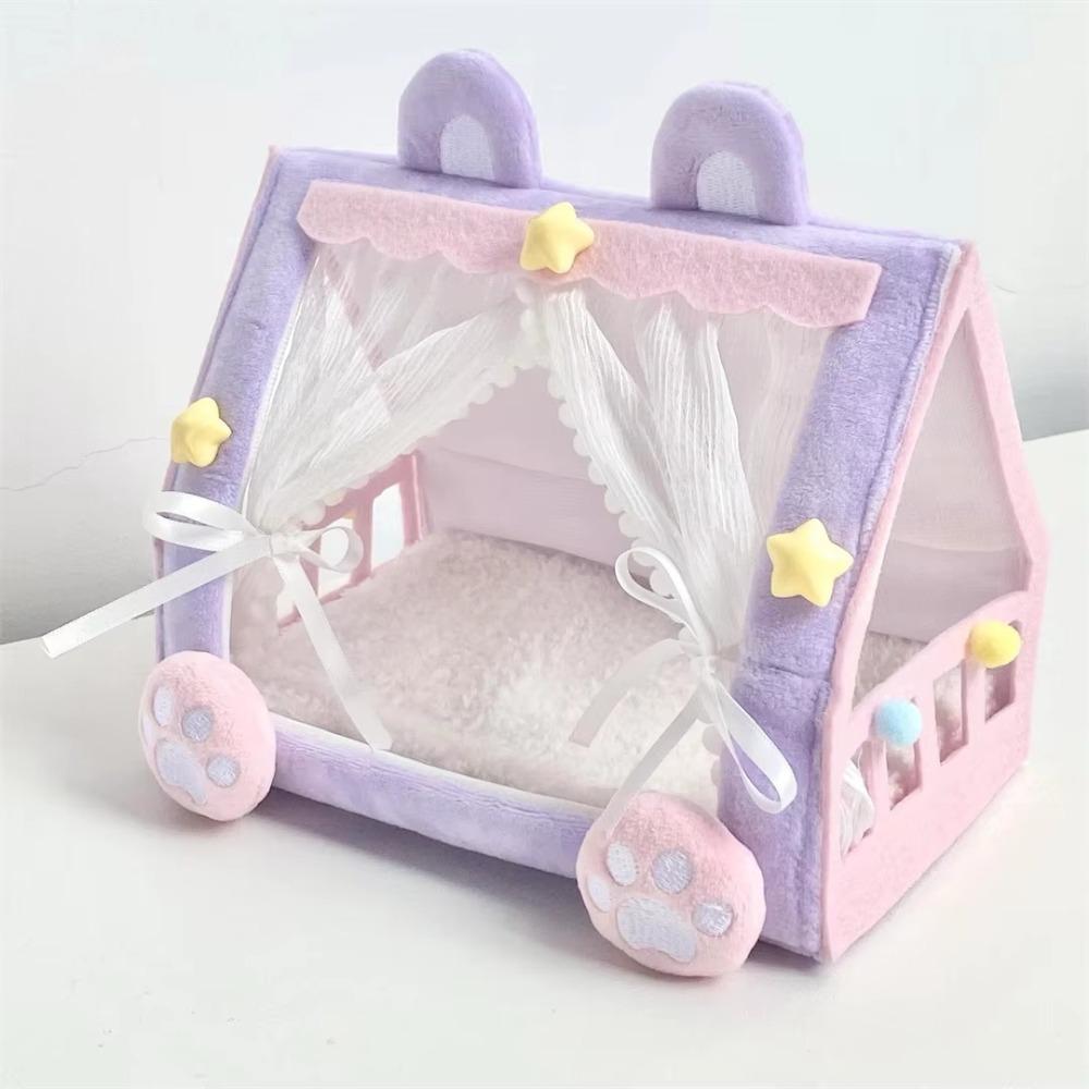 Scene Model Cotton Doll Bed Doll Furniture Doll Sleeping Bed Doll Tent  Dollhouse Accessories