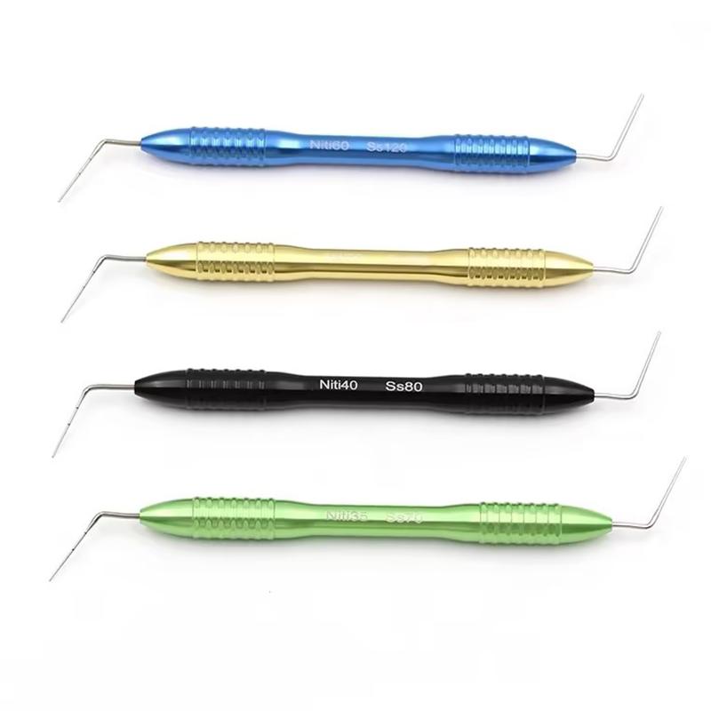 Dental Vertical Pressurizer 4 Option Endodontic Hand Plugger Tip Dental Root Canal Filling Dentist Endo Tools Instrument