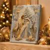 Handgefertigte Religiöse Bastelarbeiten Krippe Perlmutt-Kunst-Set, Heilige Familie Malerei DIY Künstlerische Projekte für Anfänger 3D Bastelset Erwachsene, Weihnachten Zuhause