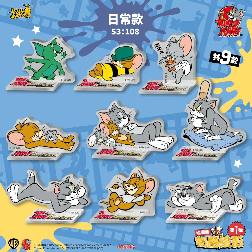 In Stock Card Game Tom and Jerry Cat and Mouse  Acrylic Brand Cheese Painting Trick and Treat Version 1 Collection Gift