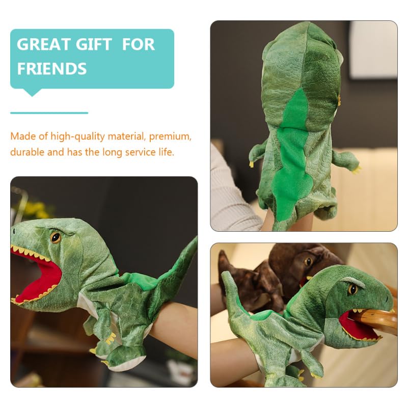 LEDMOMO Tyrannosaurus Hand Dinosaurier Plüschtier zum Entwickeln von Rollenspielen Großartiges Geschenk Puppe, 11,81 Zoll Kinder, Fantasie, Spiel,