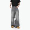 Menswear | Cleanfit High Street Minimalist Wide Leg Loose Straight Versatile Polished White Jeans Tide