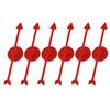 6Pcs Large Arrow Spinner with Suction Cup Heavy Duty Plastic Pointer Tools Family Night Party Board Game Prop Classroom Math Teaching Aid