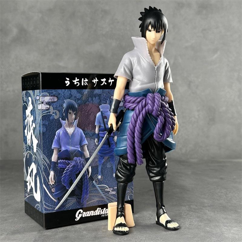 23CM-27CM Anime Naruto Grandista Uzumaki Figure Uchiha Sasuke Hatake Kakashi Haruno Sakura Action Figures Model Toys Gifts