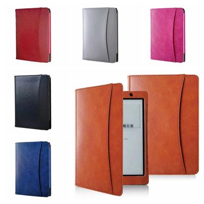 Auto-Schlaf-/Aufwach-Hülle 7,8 Zoll E-Reader Stoßfeste Leder-Folio-Schale Magnetisches Mikrofaser-Futter für Kobo Aura One