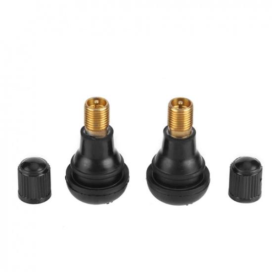 25PCS Car TR412 Tubeless Tire Valve Stems Stubby Repair For ATV Car Motorcycle