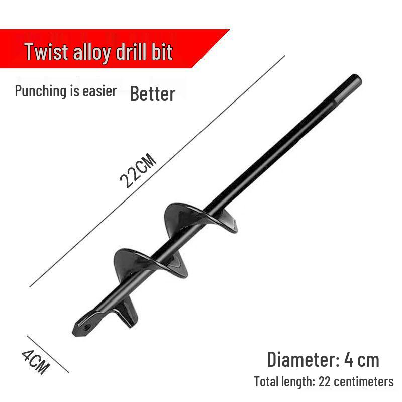 Elektrischer Bohrer für Bodenauflockerung, Pflanzen und Umpflanzen