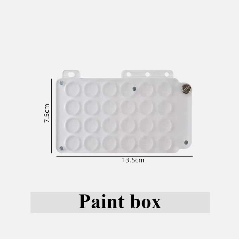 

A7 Leather Watercolor Notebook Handmade DIY Painting Creation Outdoor Sketching Graffiti Portable Watercolor Notebook Paint Box