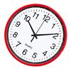 8 Inch Silent Wall Clock Round Modern Accurate Wall Clocks for Home Study Kitchen Bedroom Red Red 8
