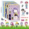 Witch Hunter Group Face Swap Sticker Set - 8 Sheets for Creative Parent-Child Fun