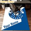 Custom Name Football Club Orenburg Emblem Rug Office Rug Chair Mat Non Slip Carpet Rugs for Bedrooms Dining Room Living Room Home Decor gifts