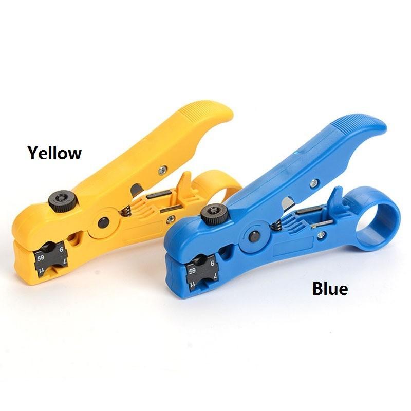 

Коаксиальный роторный инструмент для резки и зачистки коаксиального кабеля Rg59 Rg6 Rg7 Стриппер Rg11 жёлтый