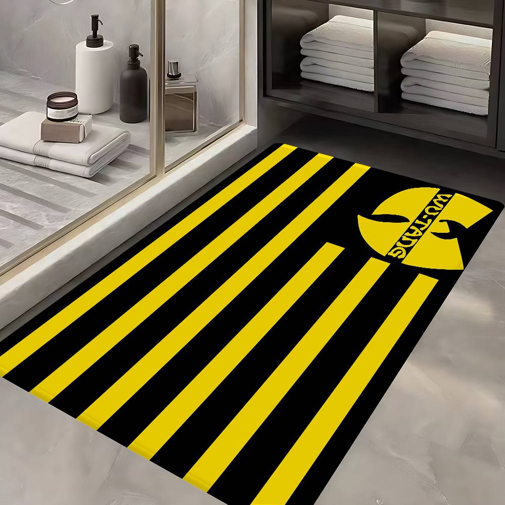 WU-T--TANG CLAN Tappetino d'ingresso per Band Tappetino d'ingresso Antiscivolo per Stanza dei Bambini Camera da Letto Balcone Tappetino d'ingresso per Soggiorno Tappeto